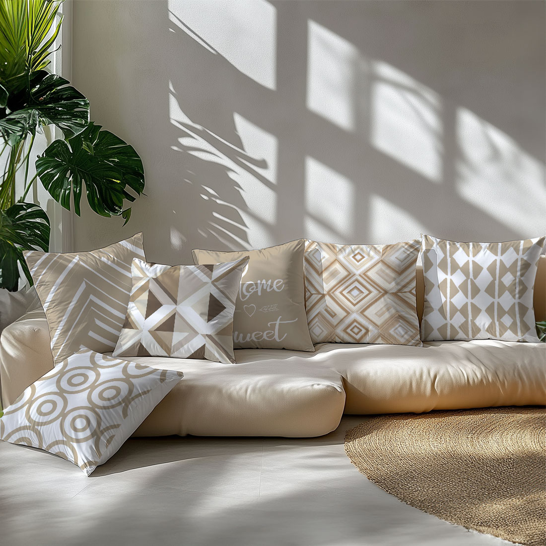45x45cm Light Coffee Color Vec - مراجعة Home Decor Vector وسعره