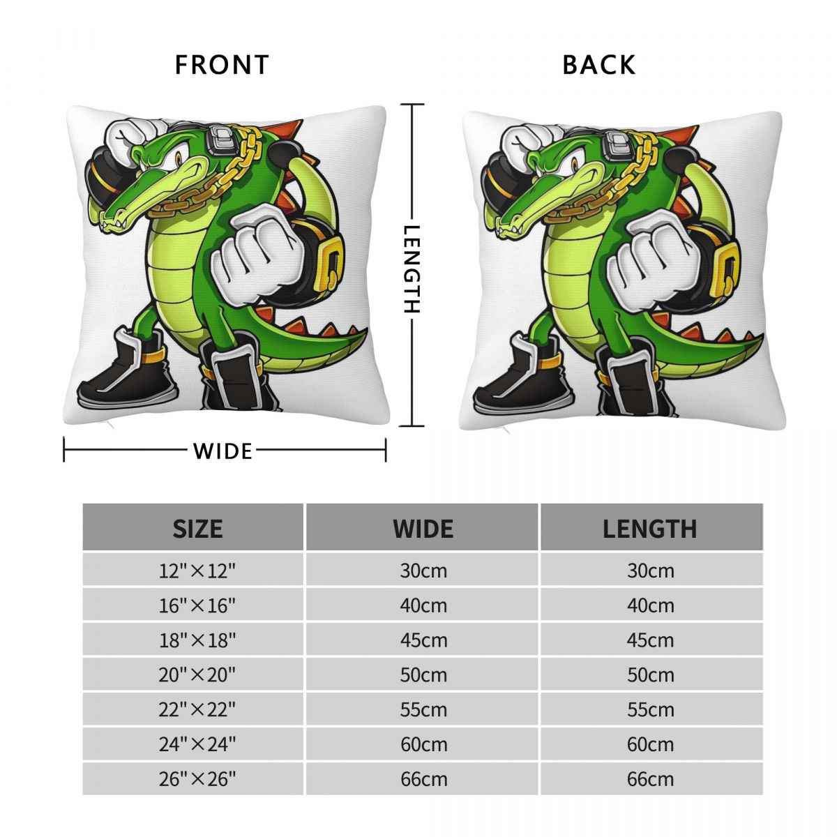 Vector The Crocodile Square Pi - مراجعة Home Decor Vector وسعره