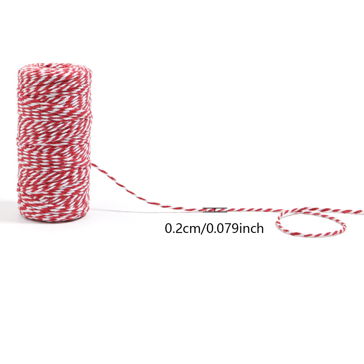 100M/Roll 2mm Bakers Twine Str - مراجعة Home Decor Xmas وسعره