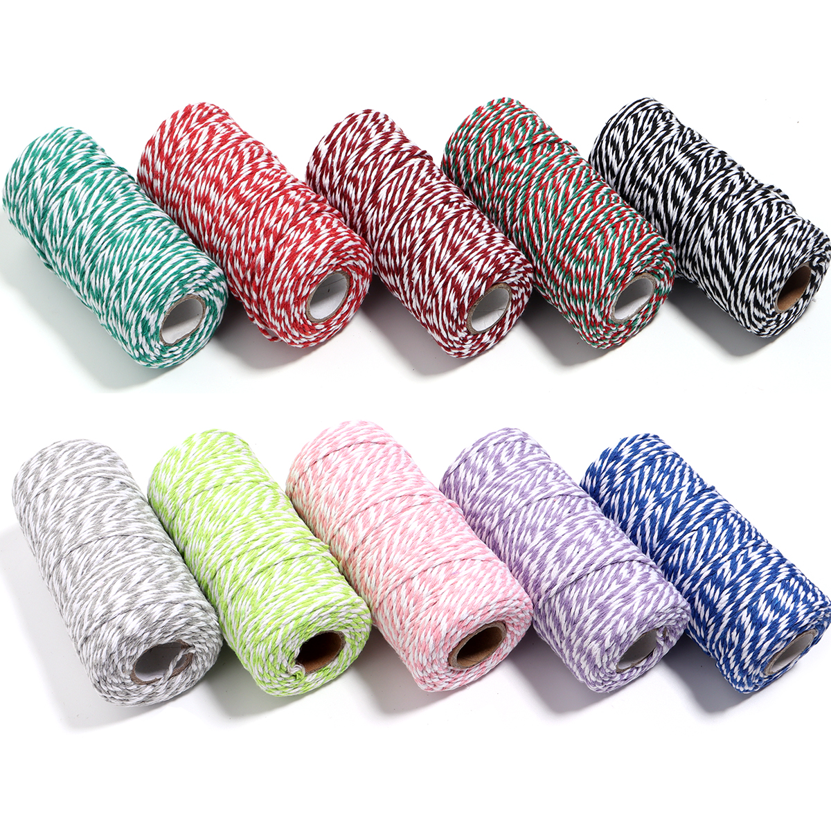 100M/Roll 2mm Bakers Twine Str - مراجعة Home Decor Xmas وسعره