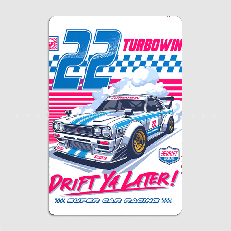 Racing Vector Rally Car Poster - مراجعة Home Decor Vector وسعره