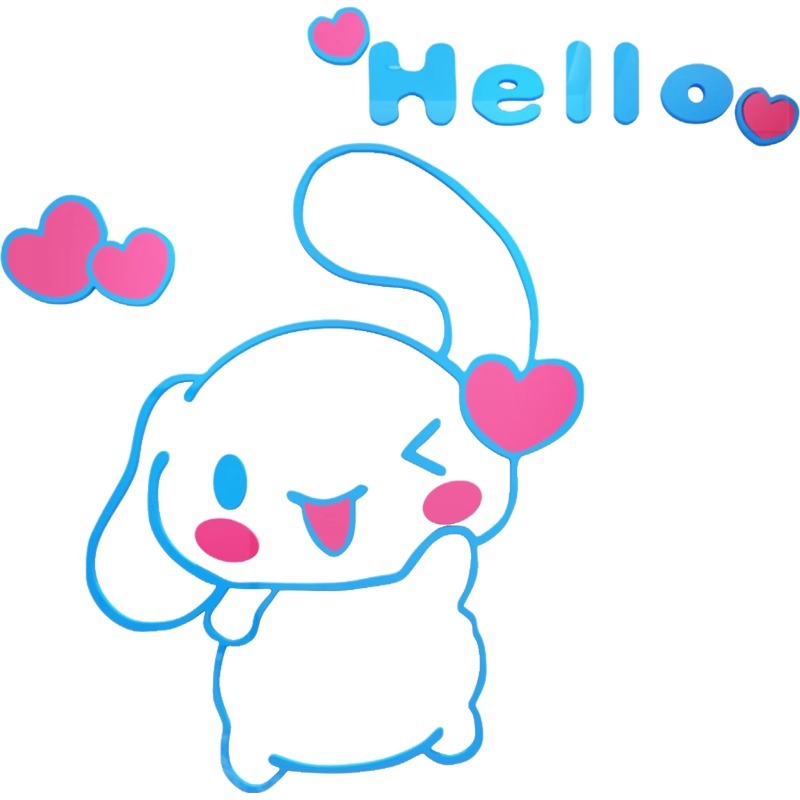 Sanrio Cinnamoroll 3D acrylic  - مراجعة Home Decor Ideas وسعره