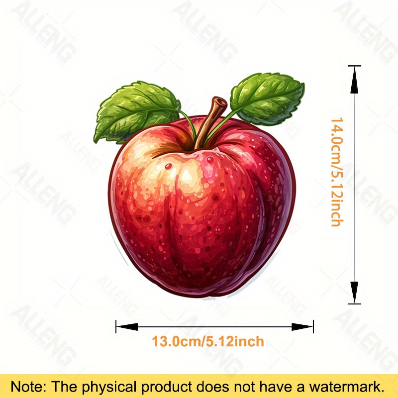 ALLENG Red Apple Vector Art St - مراجعة Home Decor Vector وسعره