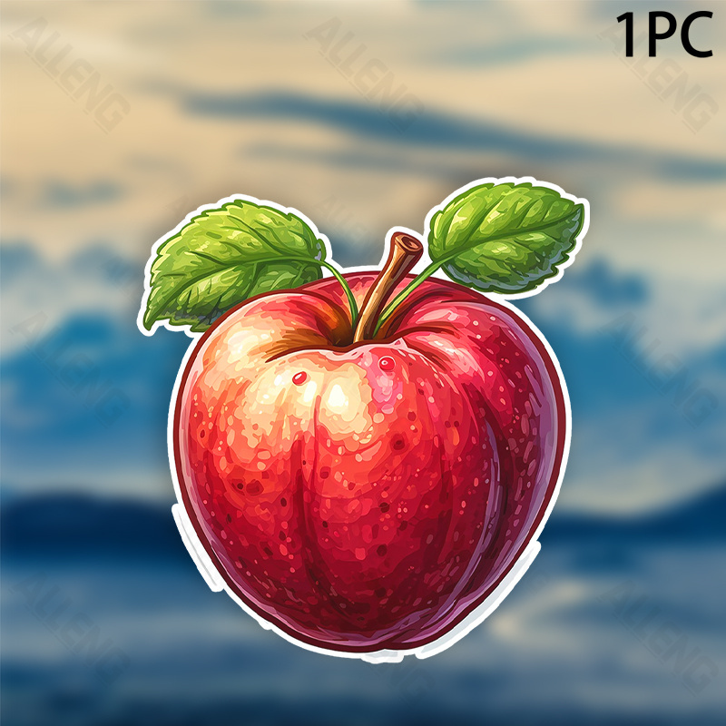 ALLENG Red Apple Vector Art St - مراجعة Home Decor Vector وسعره