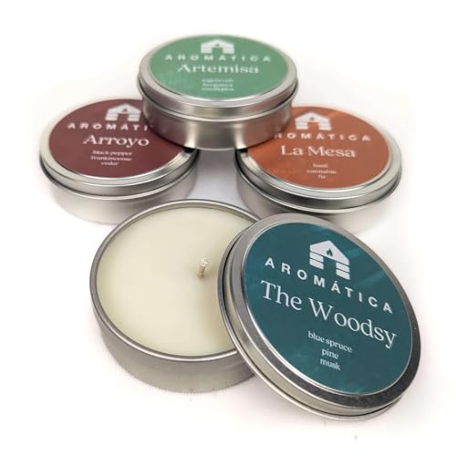 Bluecorn Aromática Scented Can - مراجعة Scented Candle Set وسعره