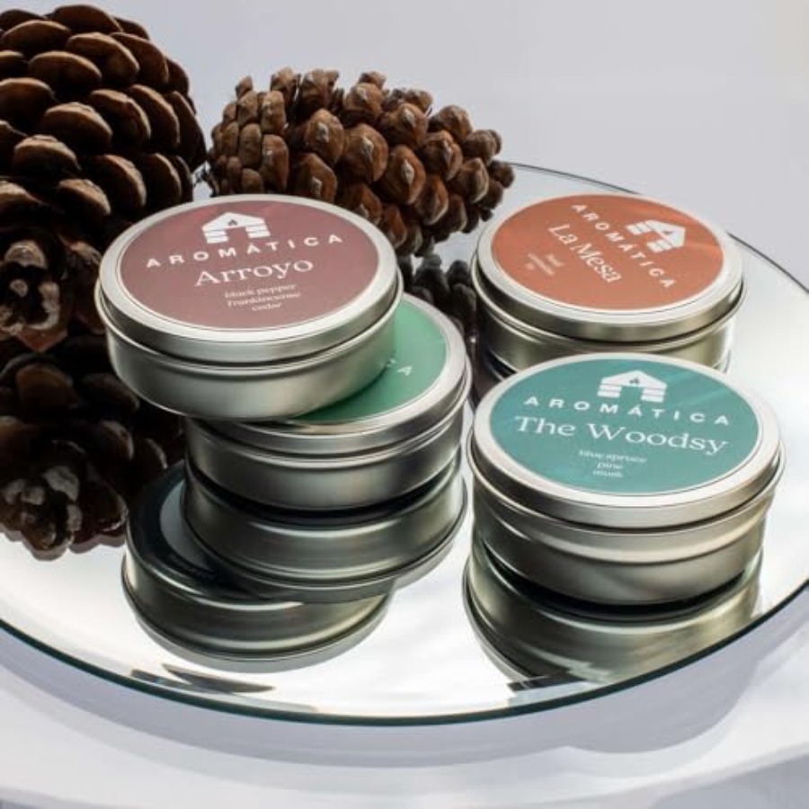 Bluecorn Aromática Scented Can - مراجعة Scented Candle Set وسعره
