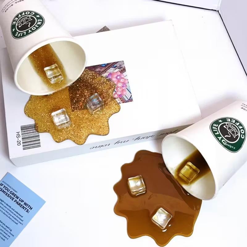 【Beautiful】1pc Overturned Coff - مراجعة Home Decor Games وسعره