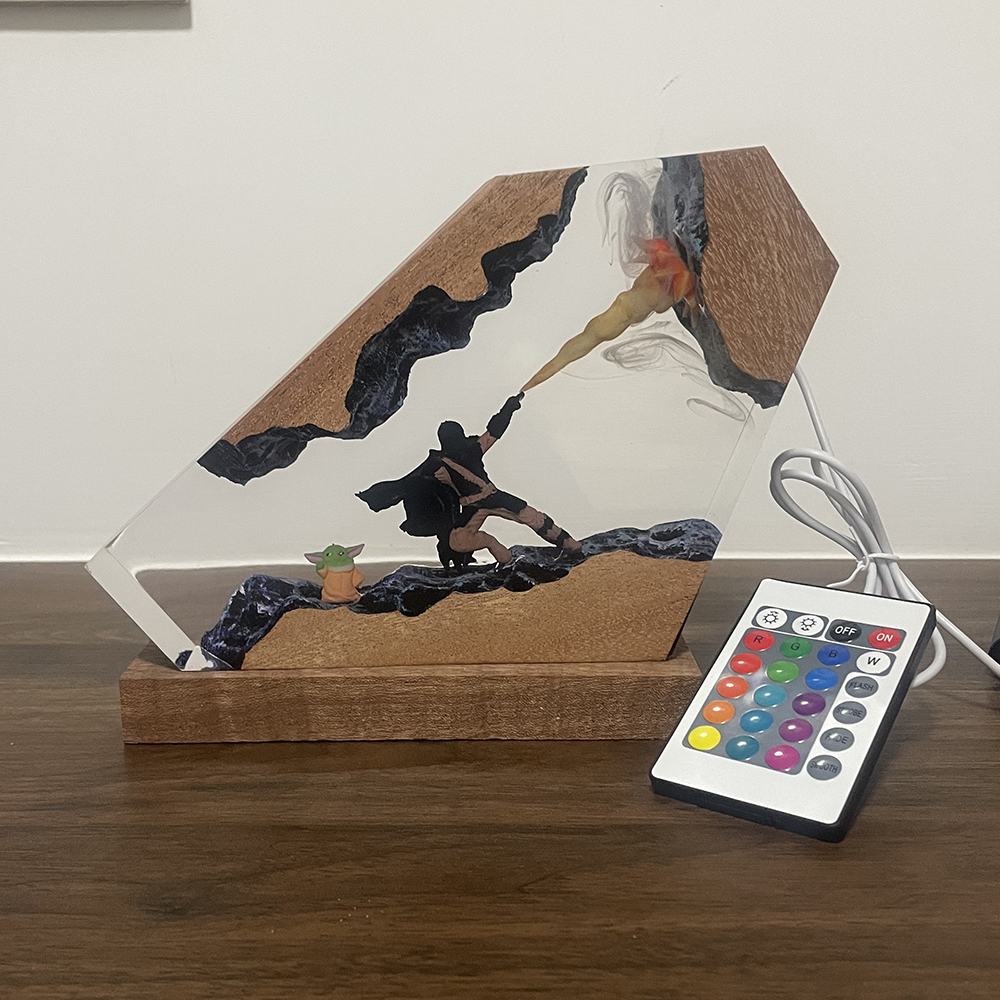 Table Resin Lamp Sci-fi Figure - مراجعة Home Decor Furniture وسعره