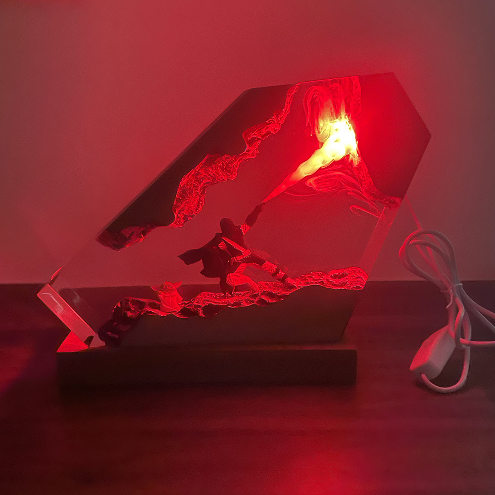 Table Resin Lamp Sci-fi Figure - مراجعة Home Decor Furniture وسعره