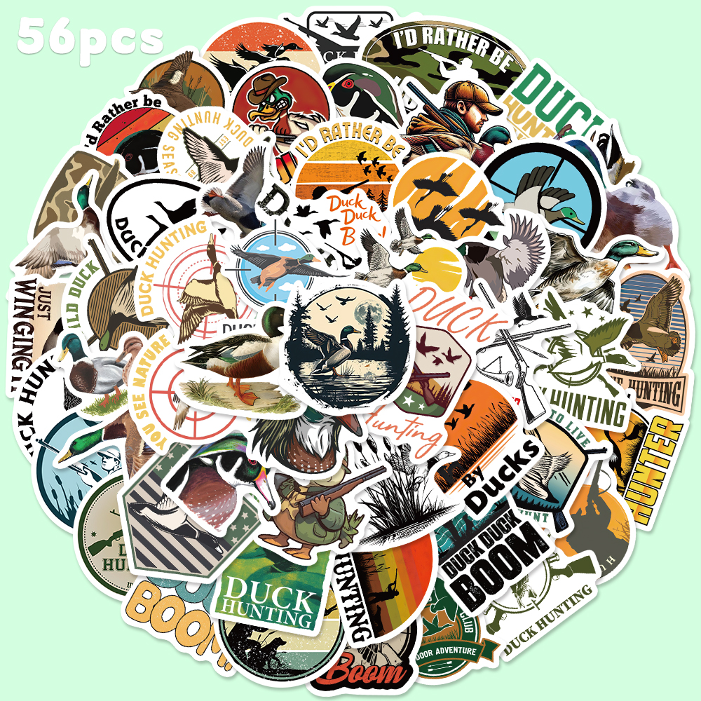 56pcs Duck Hunting Sticker For - مراجعة Home Decor Wall Panels وسعره