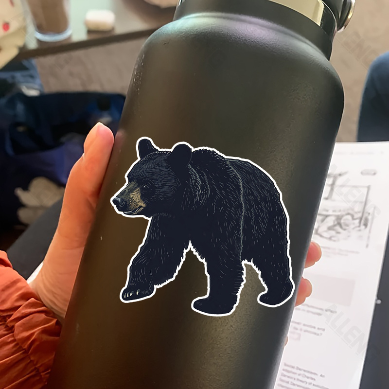 Black Bear Vector Illustration - مراجعة Home Decor Vector وسعره
