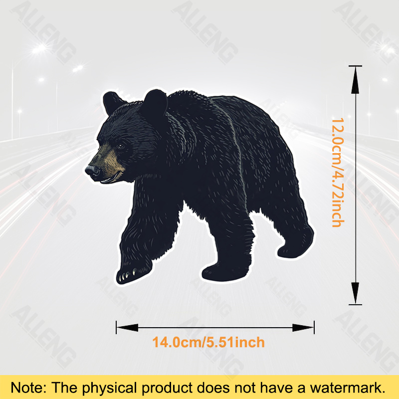 Black Bear Vector Illustration - مراجعة Home Decor Vector وسعره