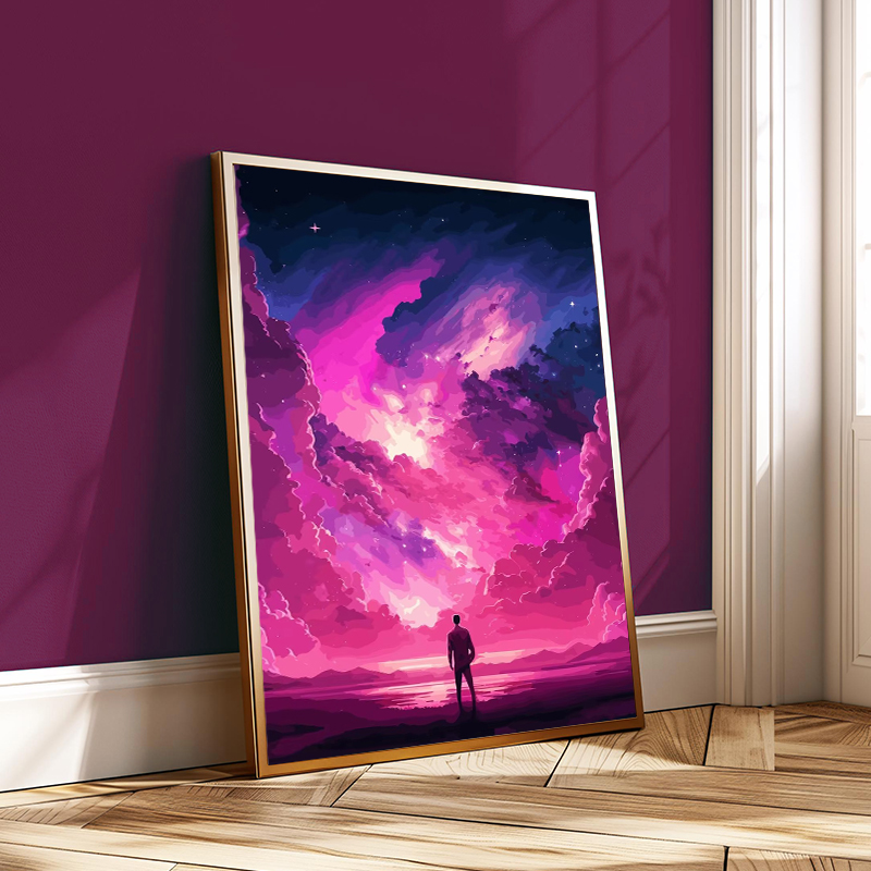 Colorful Fantasy Space Vector  - مراجعة Home Decor Vector وسعره