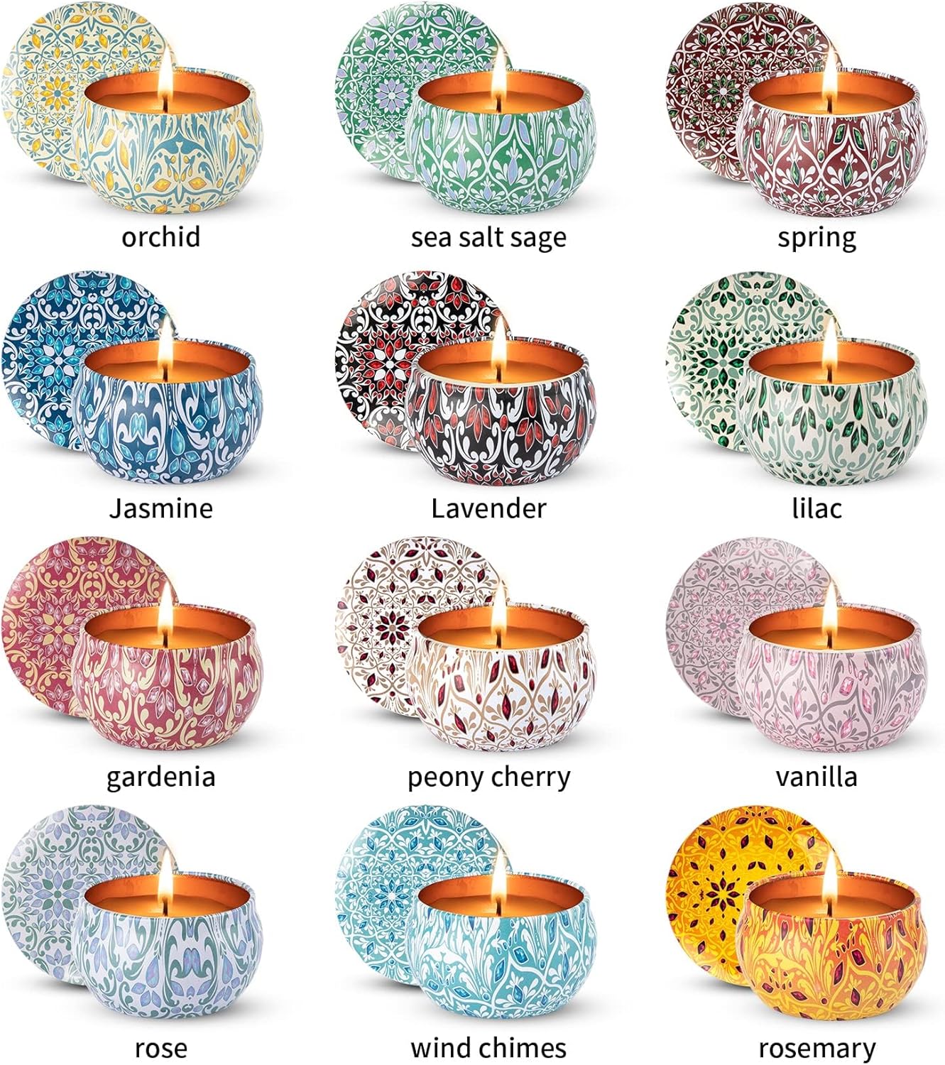 Scented Soy Wax Candles Set, 1 - مراجعة Scented Candle Set وسعره