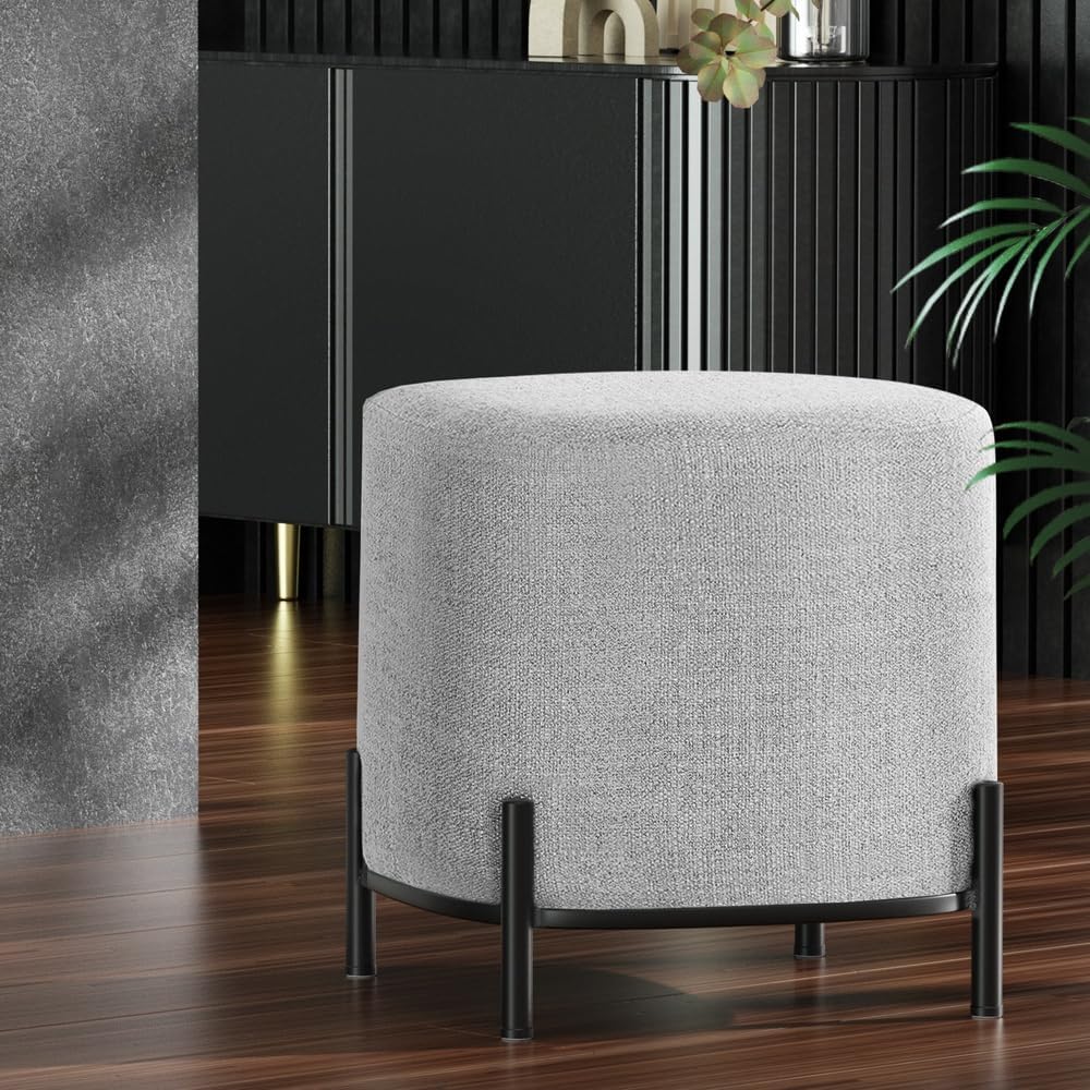 **/Ottoman, Round Footstool Lo - مراجعة Home Decor Furniture وسعره