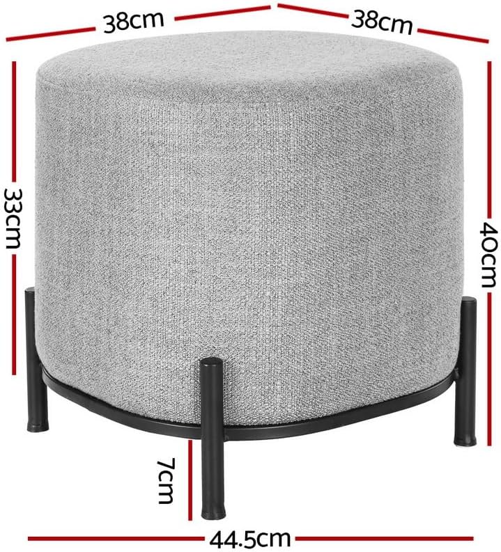 **/Ottoman, Round Footstool Lo - مراجعة Home Decor Furniture وسعره