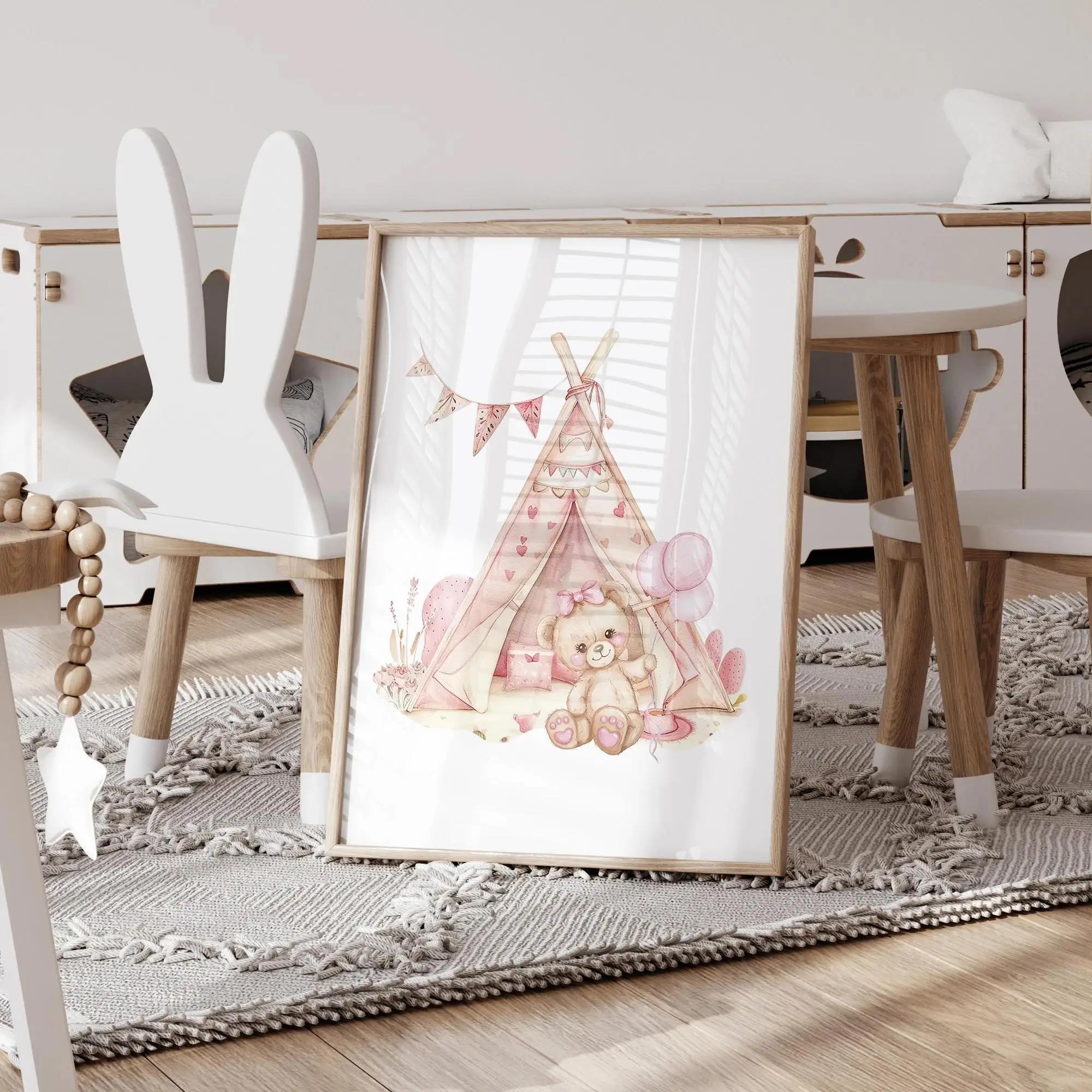 Pink Dream Bear Carousel Tent  - مراجعة Home Decor Reviews وسعره