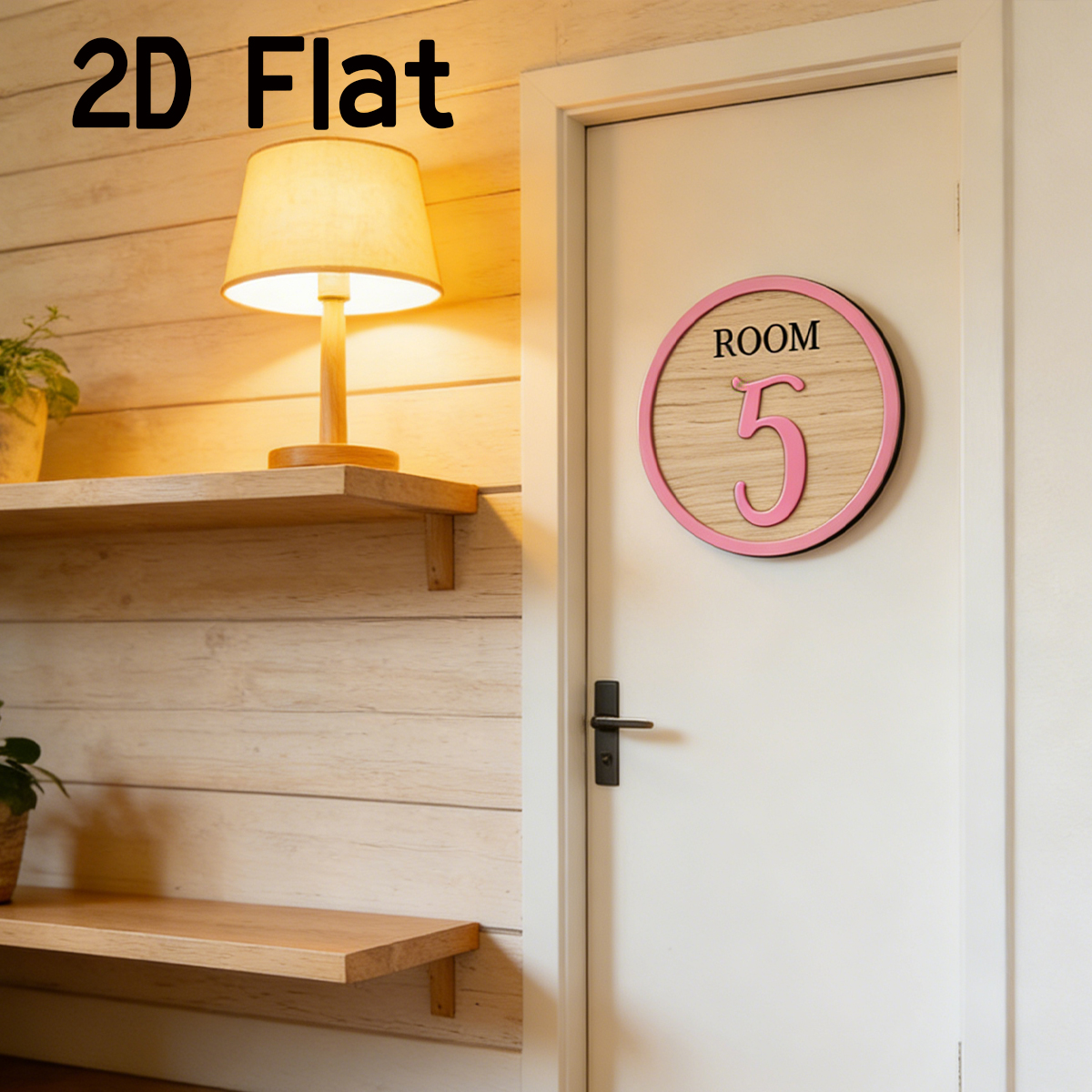 1Pc Cutom Pink Room Number Woo - مراجعة Home Decor Diy وسعره