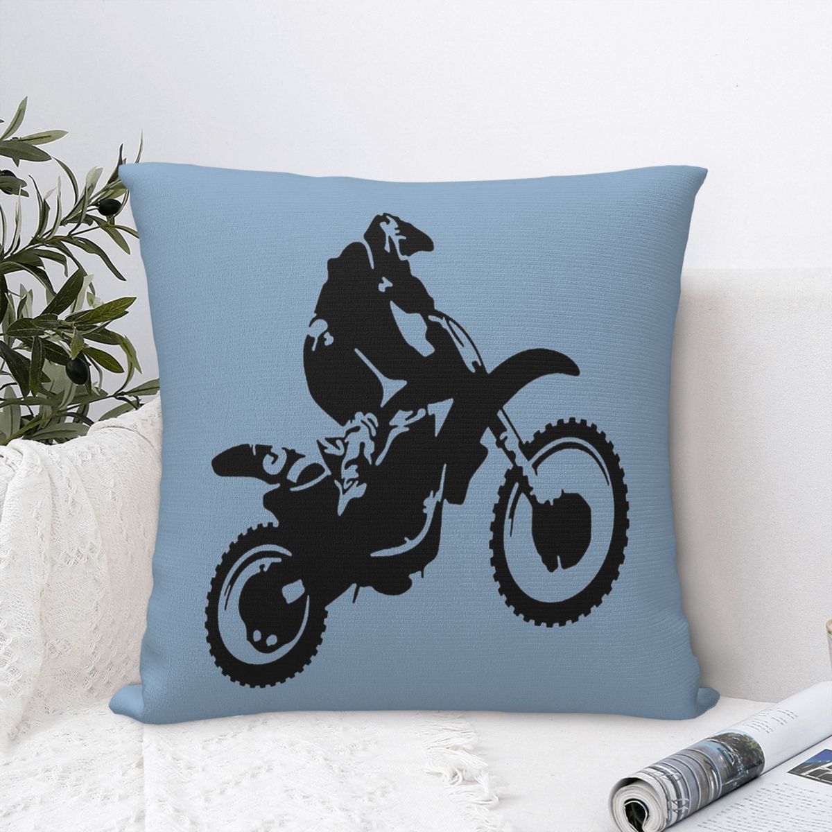 Moto X Dirt Bike Monotone Vect - مراجعة Home Decor Vector وسعره