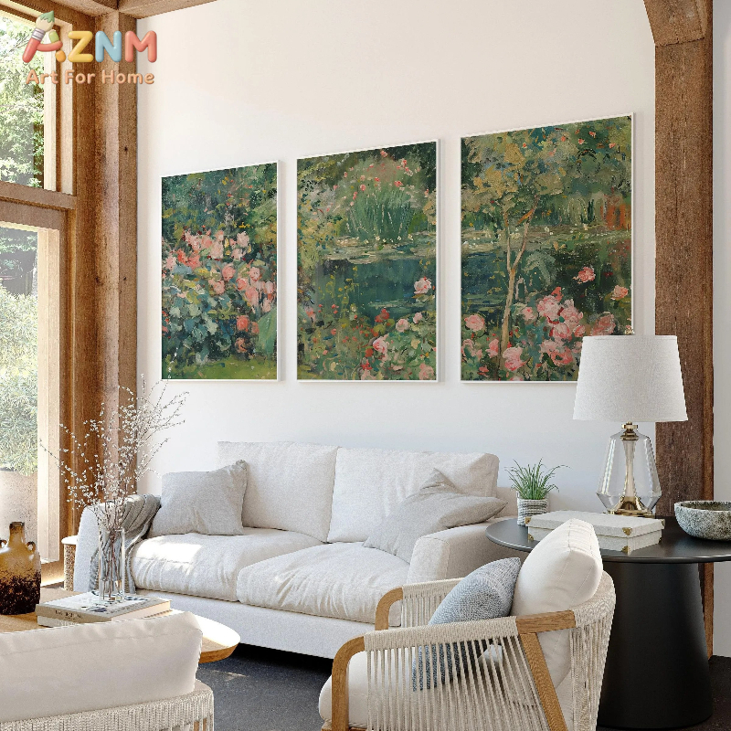 3pcs AZNM Pastel Pink Minimali - مراجعة Watercolor Poster Print وسعره