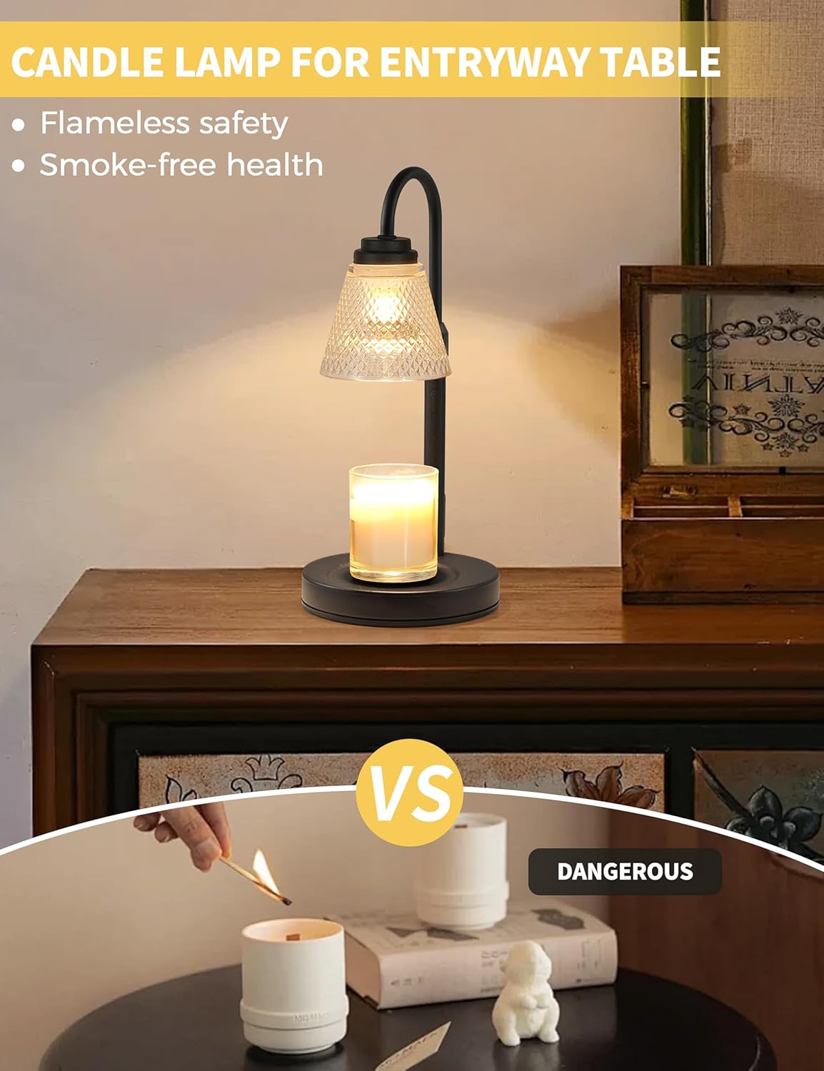 Timer Dimmer Candle Warmer Lam - مراجعة Home Decor Ideas وسعره