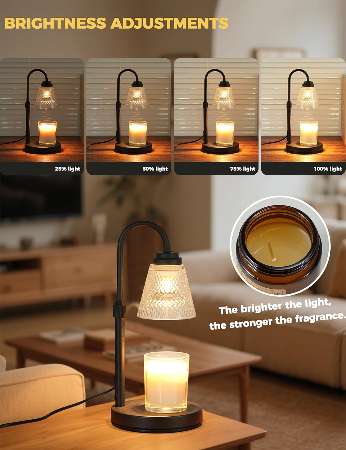 Timer Dimmer Candle Warmer Lam - مراجعة Home Decor Ideas وسعره