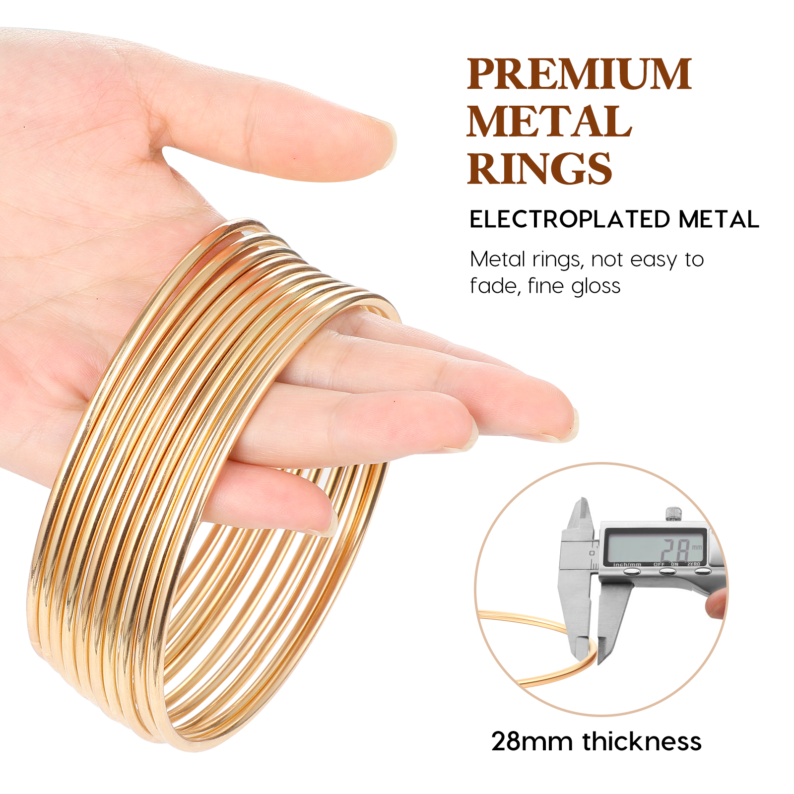 10pcs Metal Rings DIY Adornmen - مراجعة Home Decor Diy Ideas وسعره