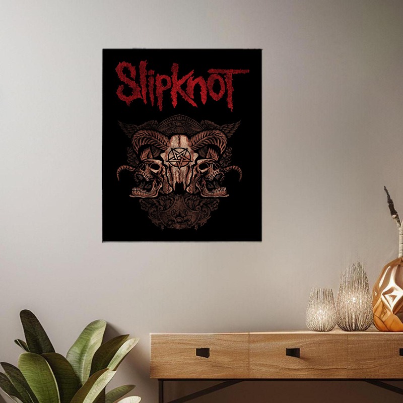 Heavy Metal Band Rap-Metal Mus - مراجعة Watercolor Poster Print وسعره