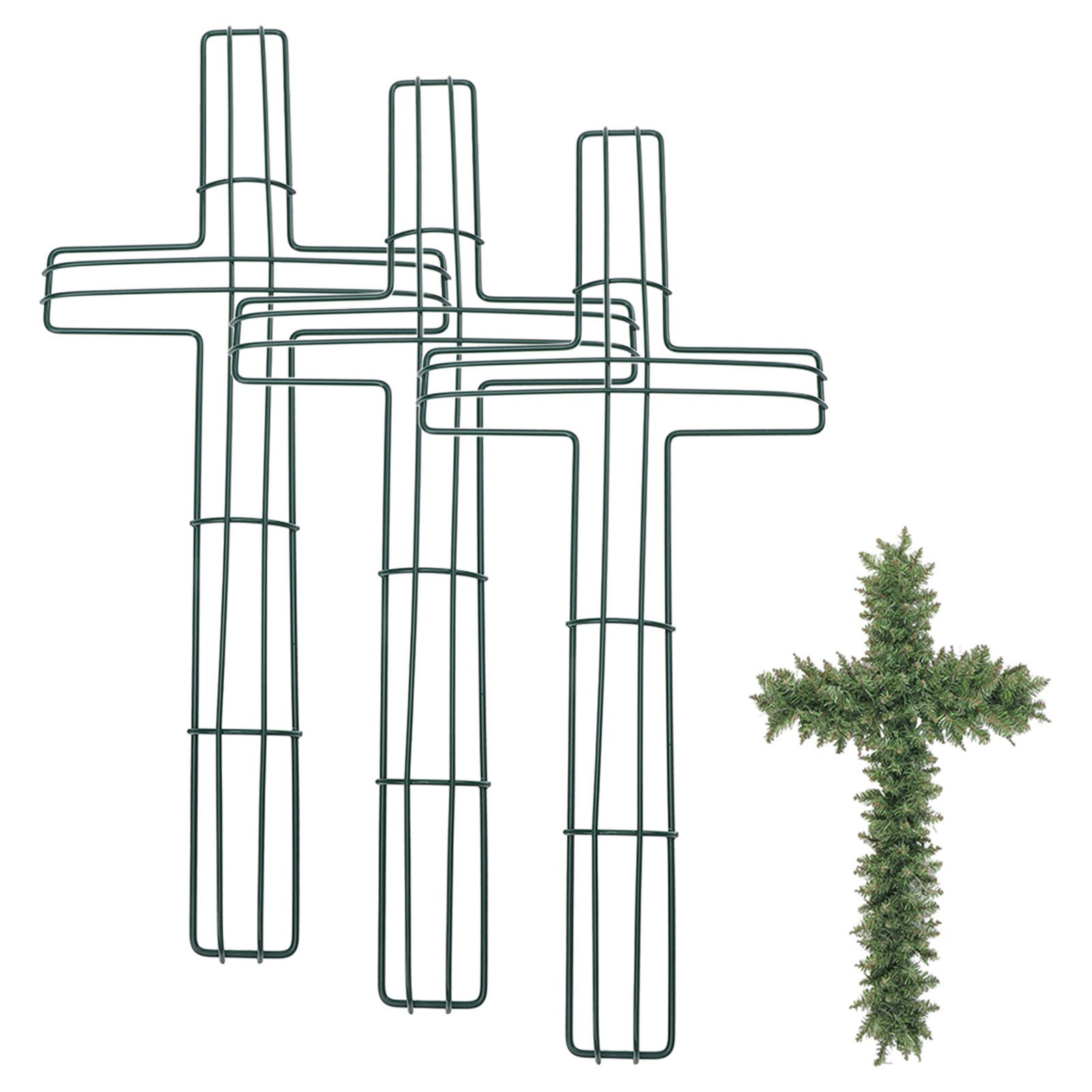 3Pcs Strong Wreath Frame Wreat - مراجعة Home Decor Garland وسعره