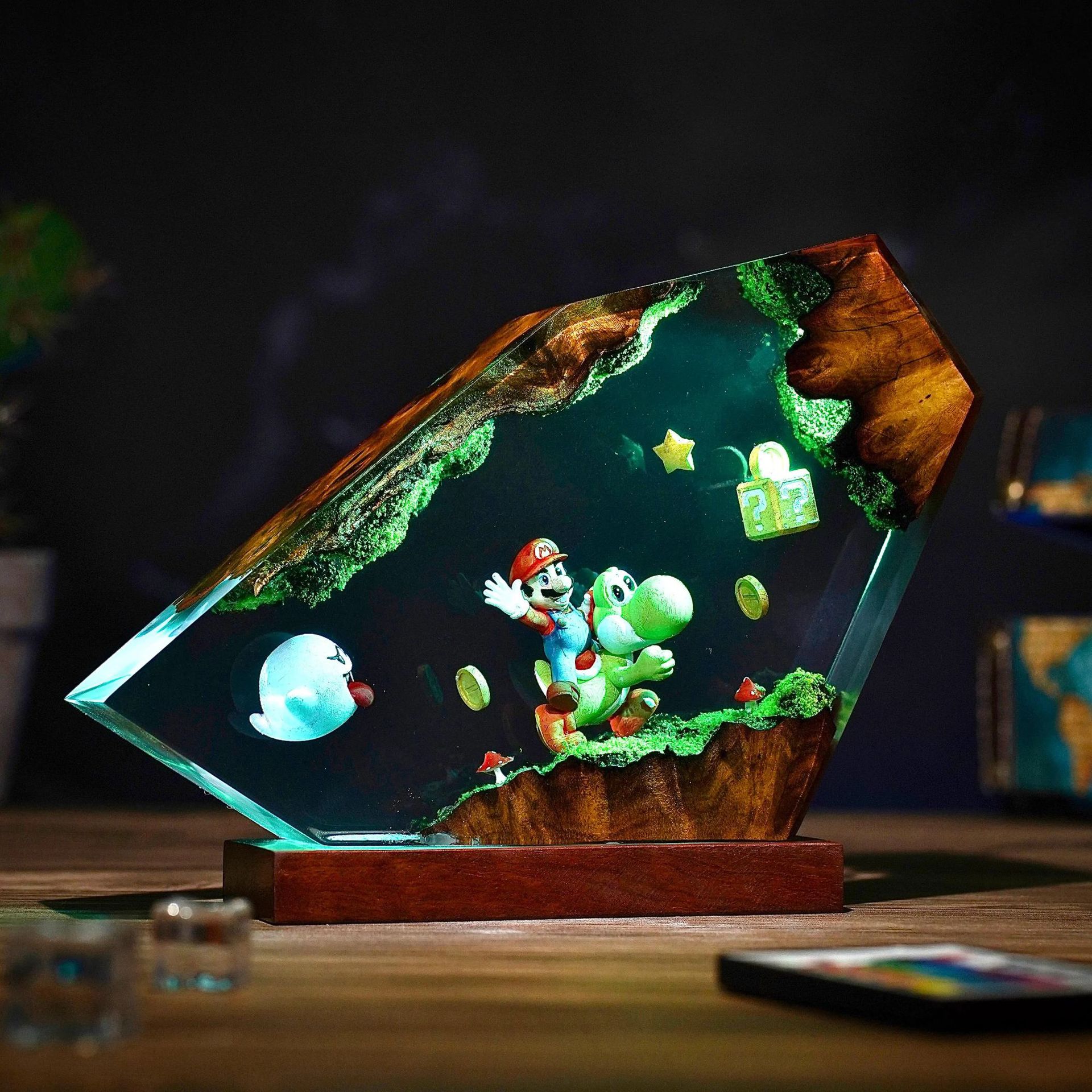 Table Resin Lamp Cartoon Anime - مراجعة Home Decor Furniture وسعره