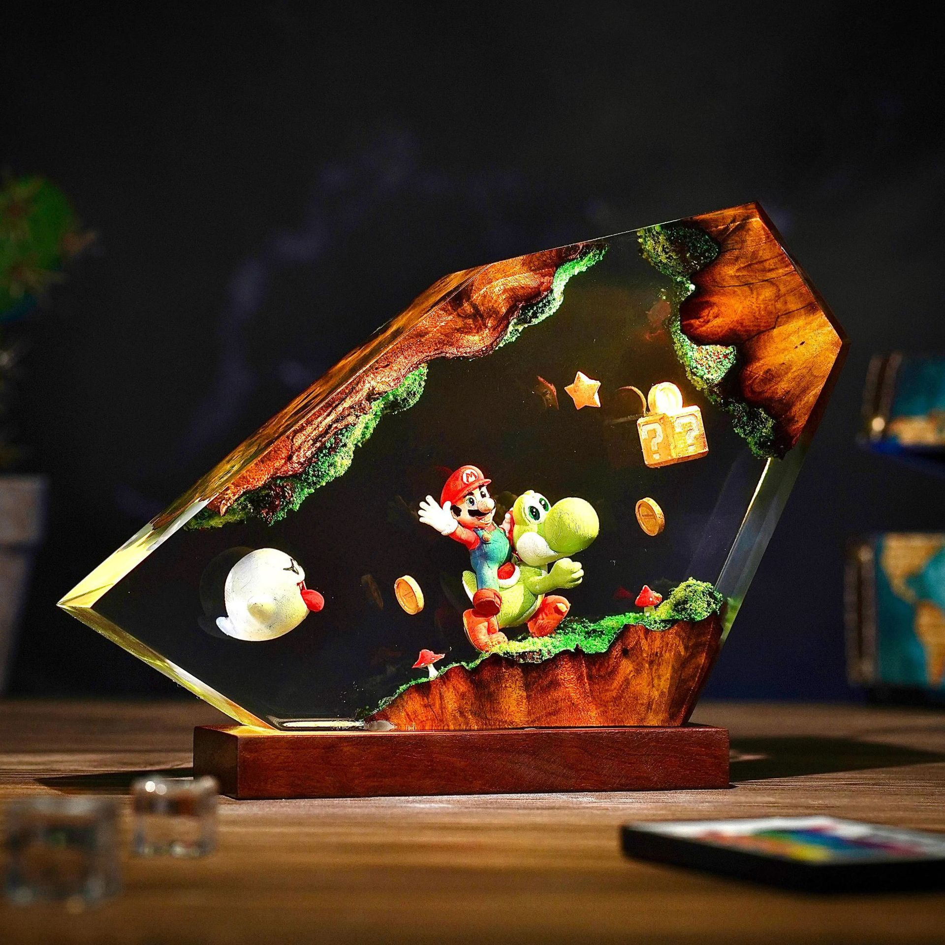 Table Resin Lamp Cartoon Anime - مراجعة Home Decor Furniture وسعره