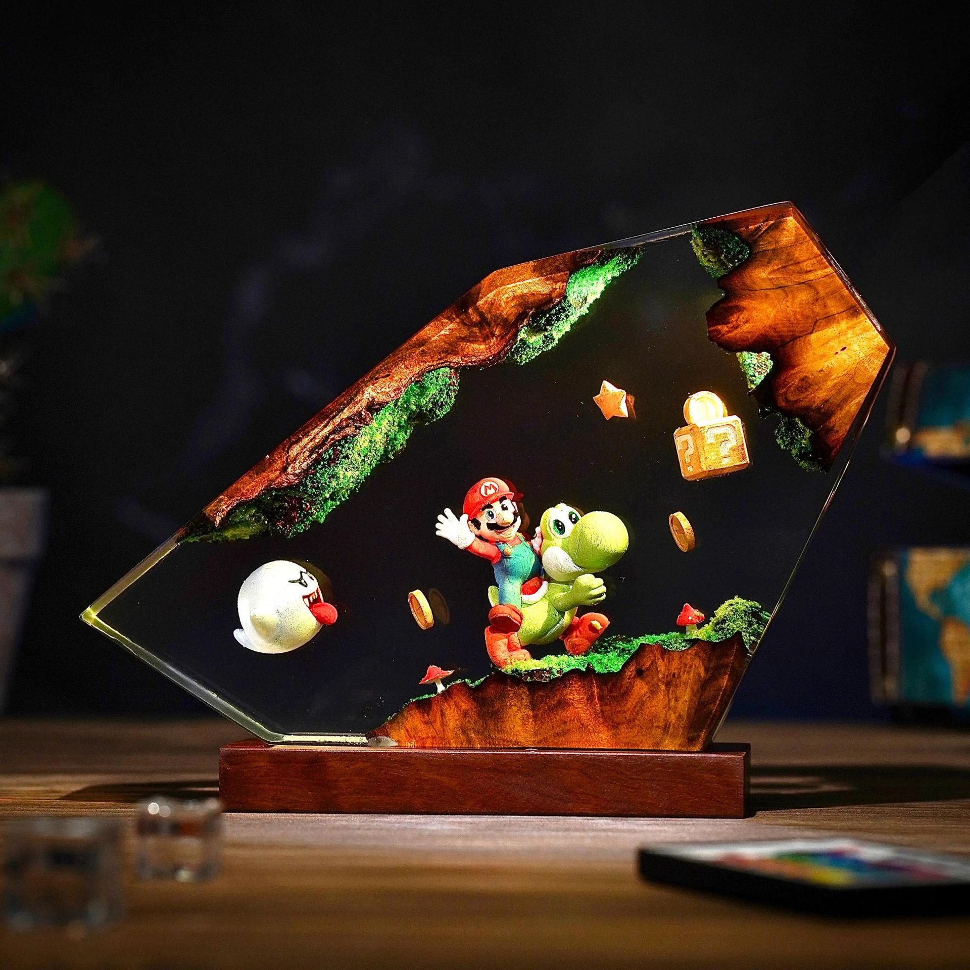 Table Resin Lamp Cartoon Anime - مراجعة Home Decor Furniture وسعره