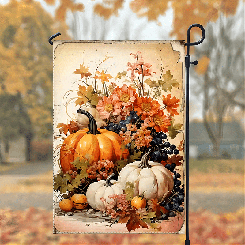 Garden Flag 12x18 Inch Double  - مراجعة Home Decor Garland وسعره