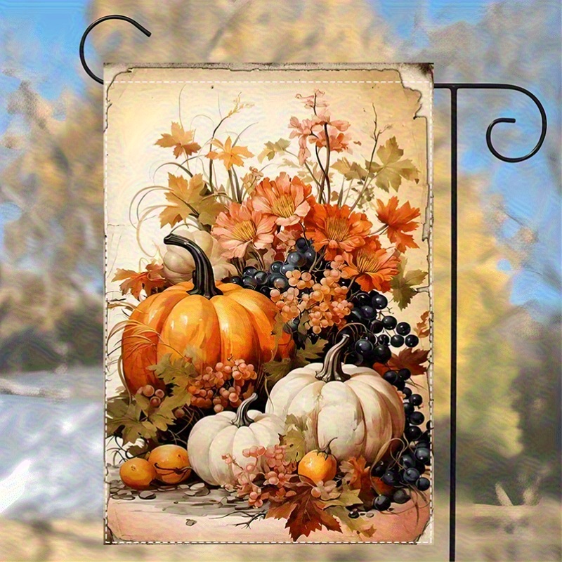 Garden Flag 12x18 Inch Double  - مراجعة Home Decor Garland وسعره