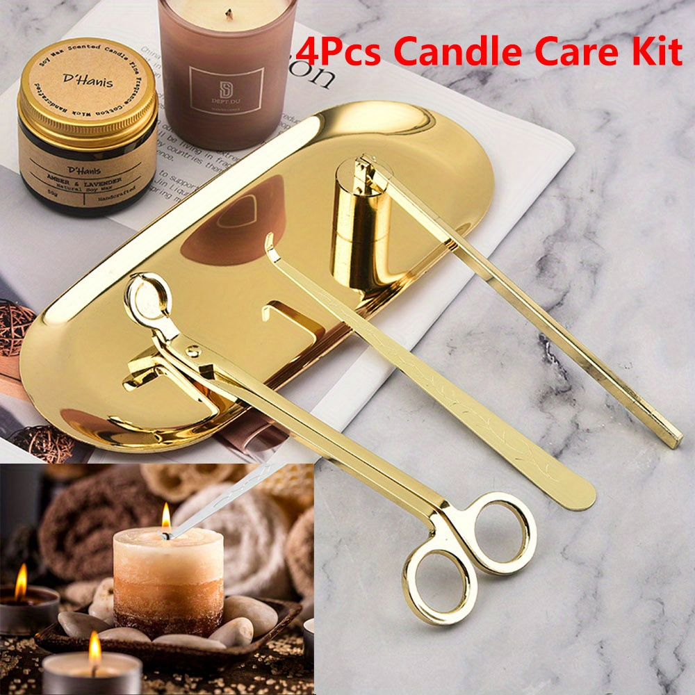 4pcs/set Luxury Candle Care Ki - مراجعة Home Decor Luxury وسعره