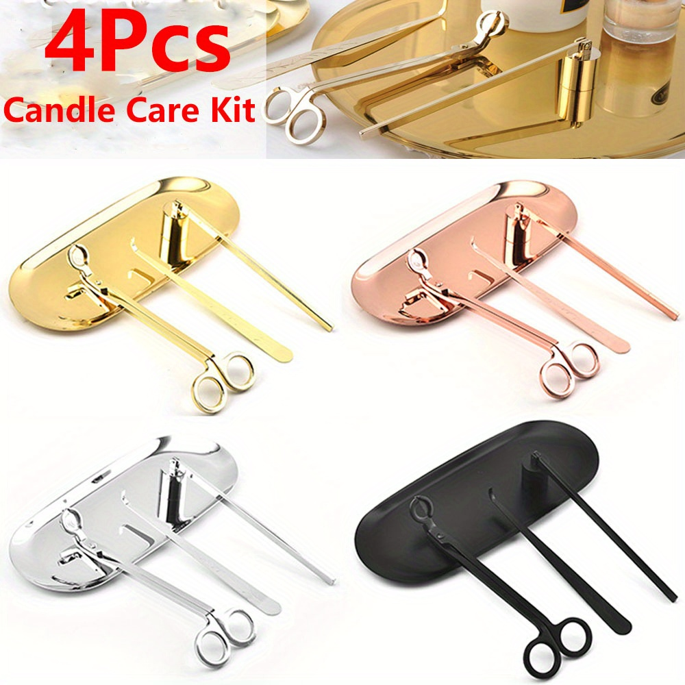 4pcs/set Luxury Candle Care Ki - مراجعة Home Decor Luxury وسعره
