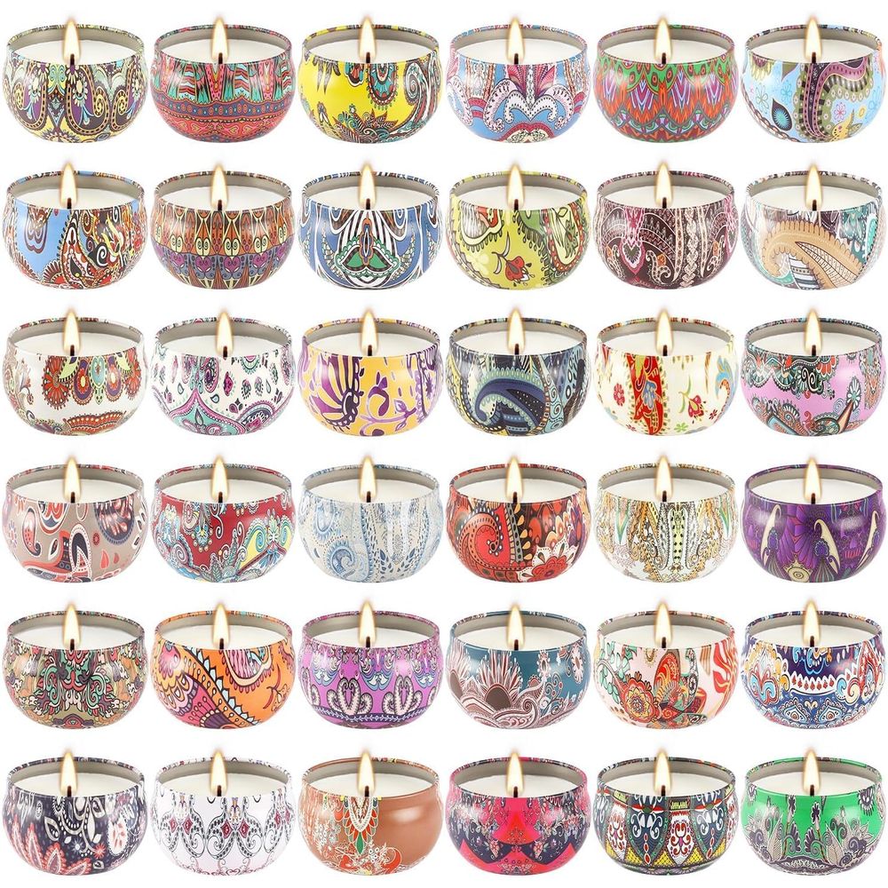 Set o 36 Scented Candles, 2.5  - مراجعة Scented Candle Set وسعره