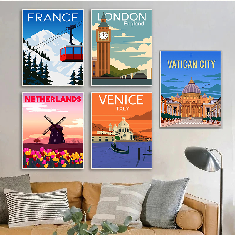 Modern City Landmarks Beijing  - مراجعة Home Decor Jakarta وسعره