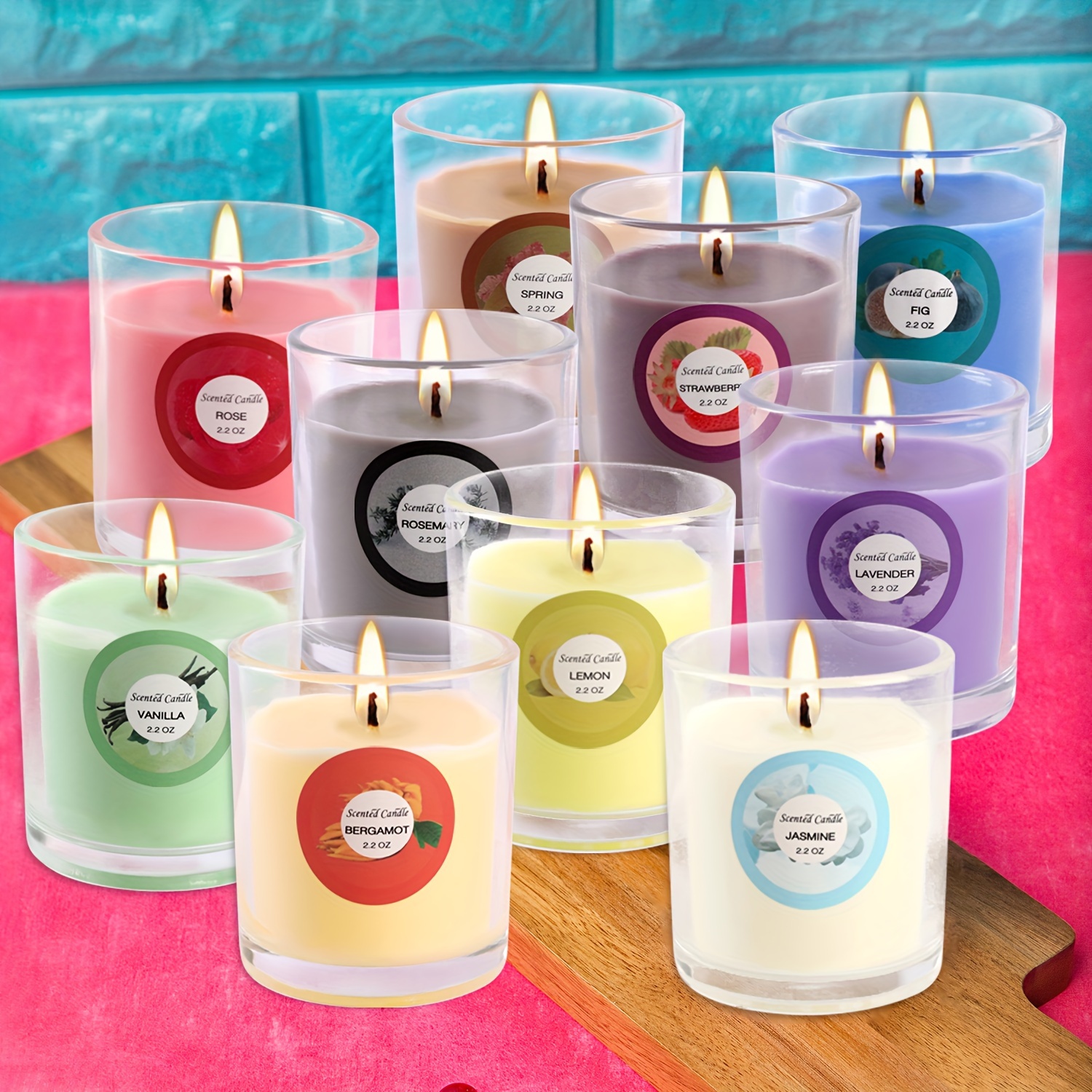 us20 Packs Of Scented Candles, - مراجعة Scented Candle Set وسعره