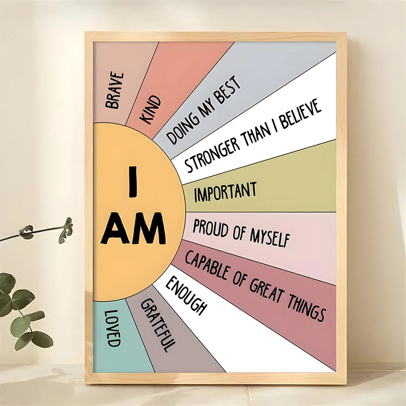 No frame 1pc Inspirational Quo - مراجعة Home Decor Quotes Ideas وسعره