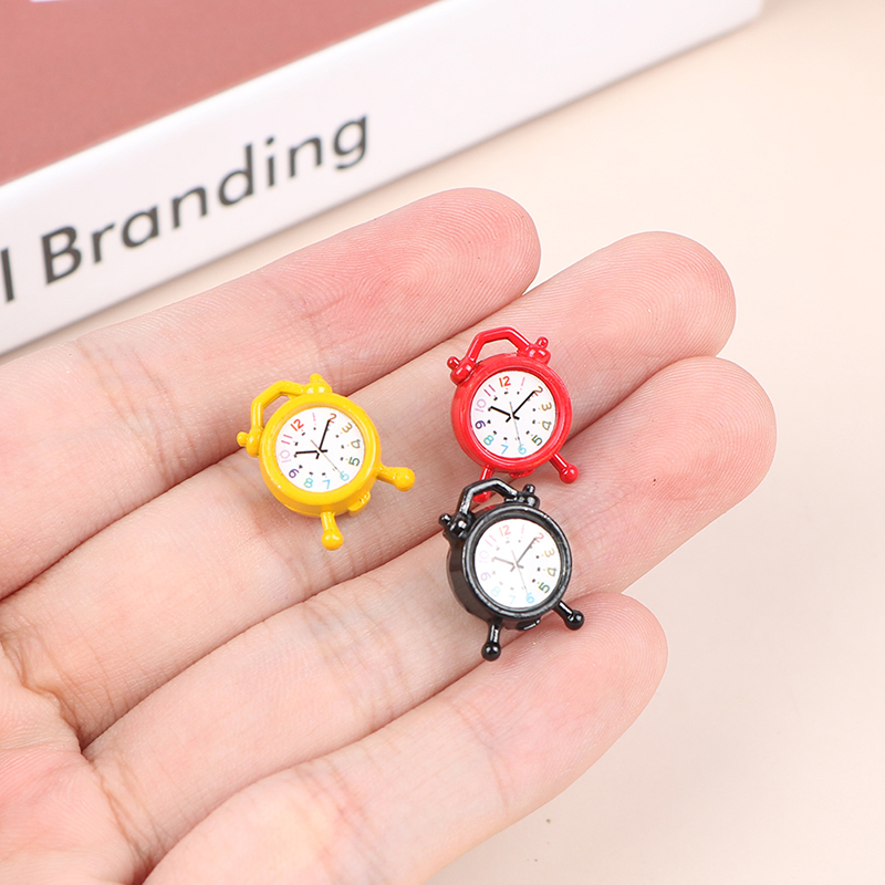 1PC 1:12 Scale Alarm Clock Dol - مراجعة Home Decor Games وسعره