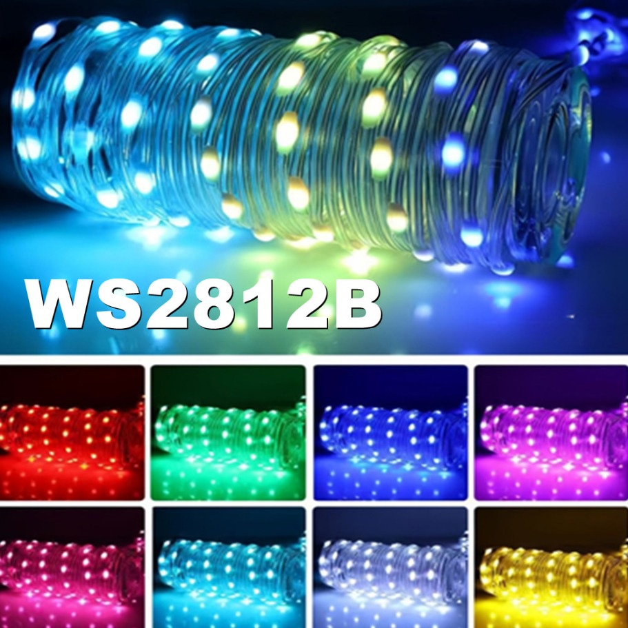 WS2812B LED Light String Smart - مراجعة Home Decor Garland وسعره