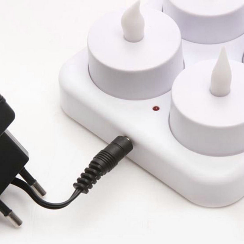 Set of 12 Rechargeable led can - مراجعة Home Decor Xmas وسعره