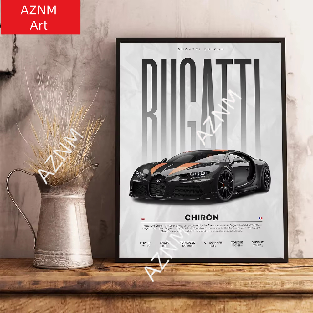 Famous Cars S14 F430 SF90 GTS  - مراجعة Watercolor Poster Print وسعره