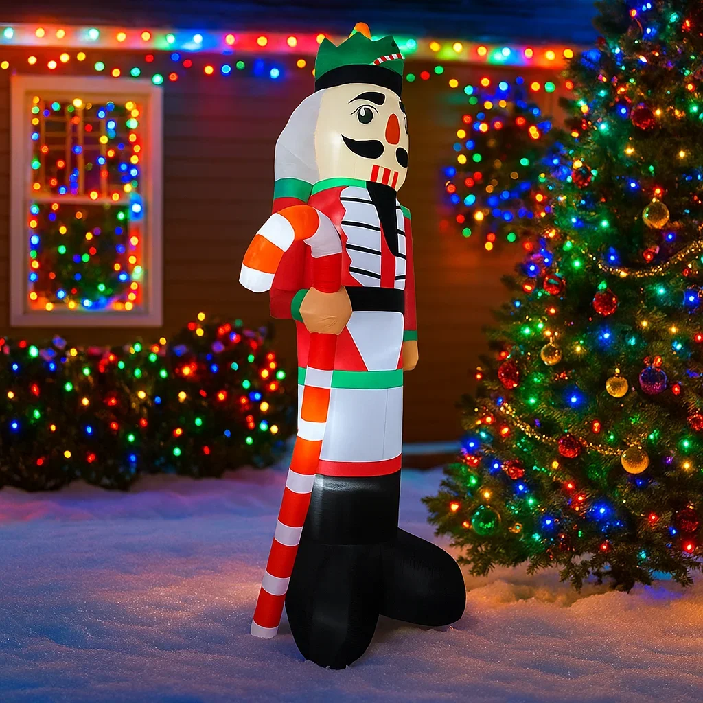 3.6M/11.8FT Inflatable Nutcrac - مراجعة Home Decor Xmas وسعره