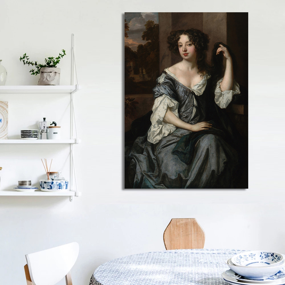 Renaissance Women Portrait Pos - مراجعة Watercolor Poster Print وسعره