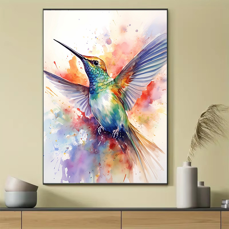 (1pc frameless)Watercolor Colo - مراجعة Watercolor Poster Print وسعره
