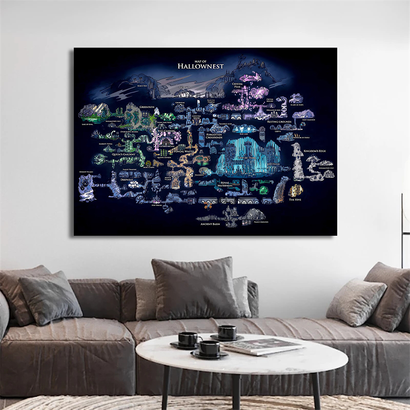Game Hollow Knight Map Game Po - مراجعة Home Decor Games Free وسعره
