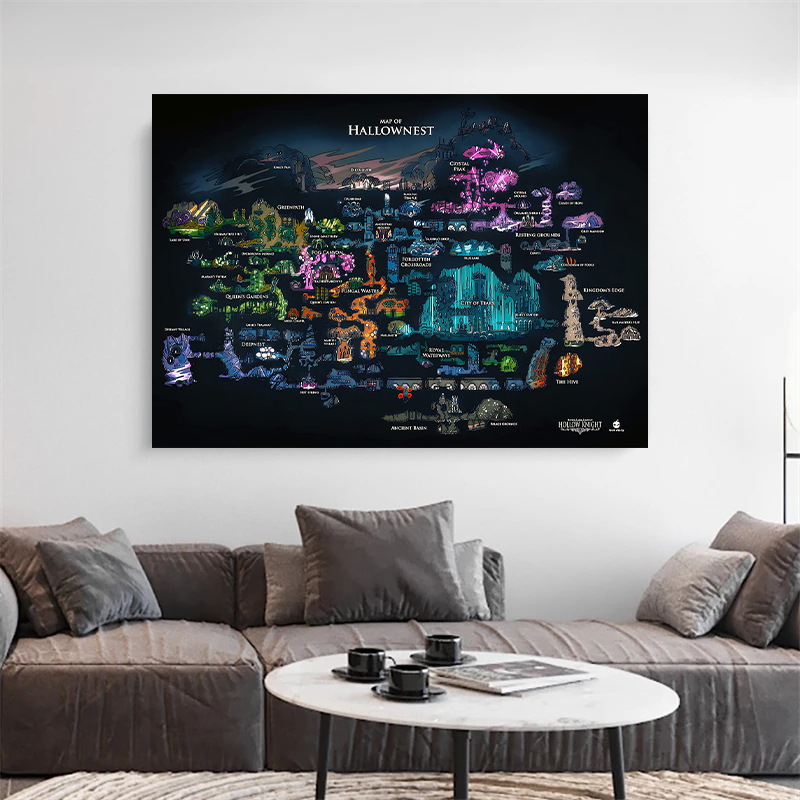Game Hollow Knight Map Game Po - مراجعة Home Decor Games Free وسعره