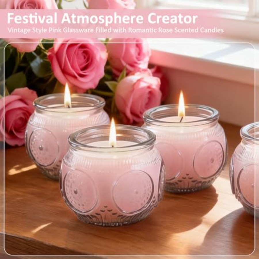 24 Pack of 4 Oz Mini Soy Candl - مراجعة Scented Candle Set وسعره